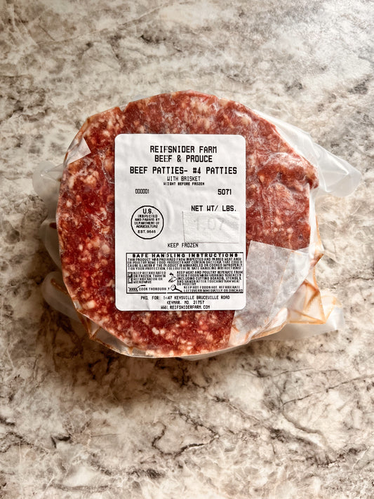 Brisket Burger Patties